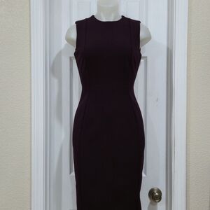 Calvin Klein Purple Midi Dress